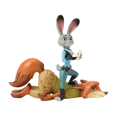 Judy ve Nick Lisanslı Figür Biblo - Zootopia Jim Shore