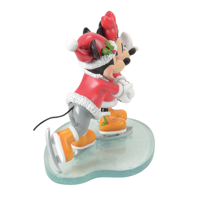 Mickey ve Minnie Buz Pateni Lisanslı Figür Biblo 15 cm
