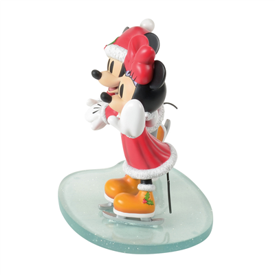 Mickey ve Minnie Buz Pateni Lisanslı Figür Biblo 15 cm