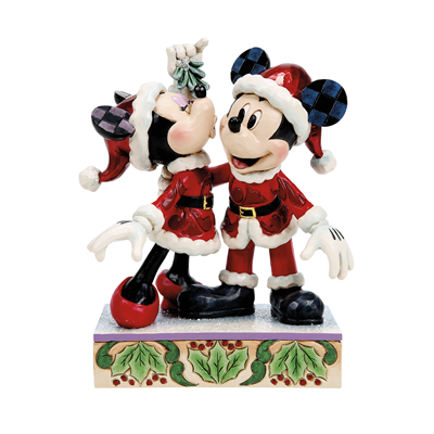 Mickey ve Minnie Mistletoe Lisanslı Figür Biblo 17 cm