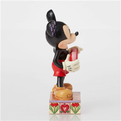 Mickey Mouse Kalp Detaylı Kişiselleştirilebilir Lisanslı Figür