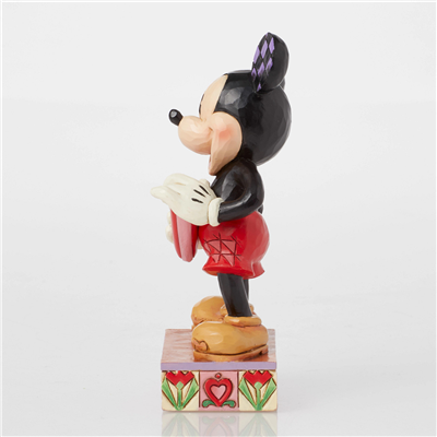 Mickey Mouse Kalp Detaylı Kişiselleştirilebilir Lisanslı Figür