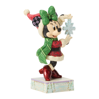 Minnie Mouse Kar Taneli Jim Shore Lisanslı Figür Biblo 14 cm