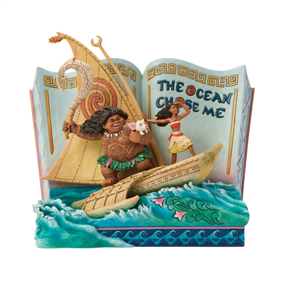 Moana Storybook Lisanslı Figür Biblo Jim Shore Disney