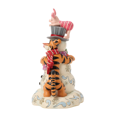 Pooh ve Arkdaşı Snowman Jim Shore Lisanslı Kış Temalı Figür