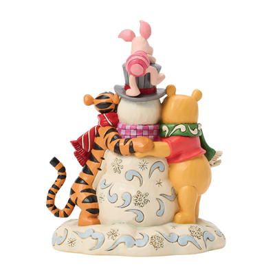 Pooh ve Arkdaşı Snowman Jim Shore Lisanslı Kış Temalı Figür
