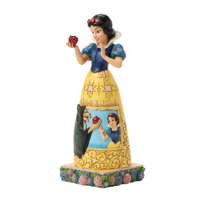 Snow White Apple Sahneli Kıyafetli Lisanslı Jim Shore Figür