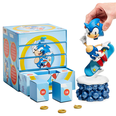 Sonic Geri Sayım Figürü (Yeni Küp Kutu)