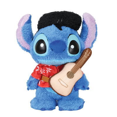 Stitch Elvis Kostümlü Tüylü Detaylı Lisanslı Figür