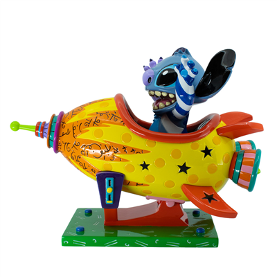 Enesco Stitch Roket Gemisi Figür Romero Britto