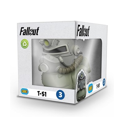 Fallout Boxed T-51 Lisanslı Cosplay Ördek Collectible Figür