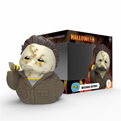 Halloween Michael Myers Boxed Lisanslı Cosplay Ördek Collectible Figür