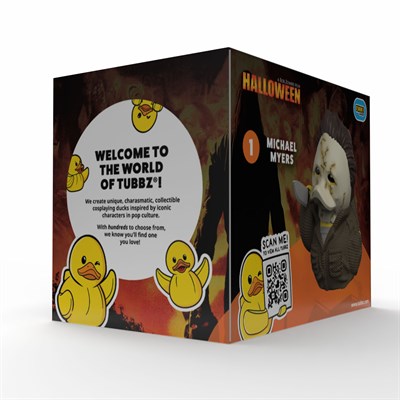 Halloween Michael Myers Boxed Lisanslı Cosplay Ördek Collectible Figür