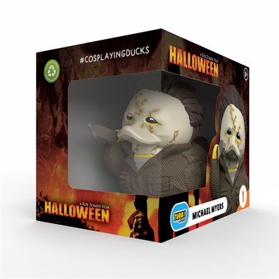 Halloween Michael Myers Boxed Lisanslı Cosplay Ördek Collectible Figür