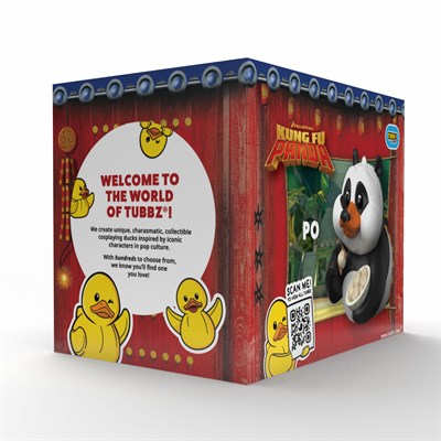 Kung Fu Panda Po Boxed Lisanslı Cosplay Ördek Collectible Figür
