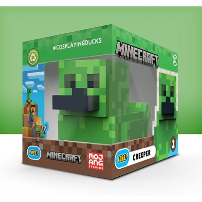 Minecraft Boxed Creeper Lisanslı Cosplay Ördek Collectible Figür