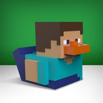 Minecraft Boxed Steve Lisanslı Cosplay Ördek Collectible Figür