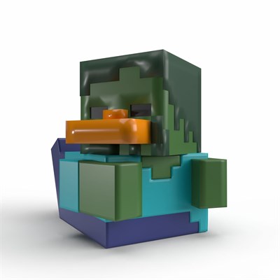 Minecraft Zombie Tubbz Lisanslı Cosplay Ördek Koleksiyon Figürü