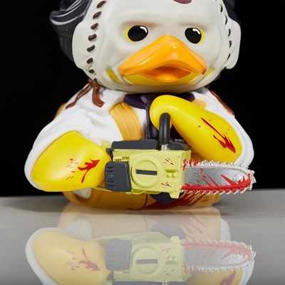 Texas Boxed Leatherface Lisanslı Cosplay Ördek Collectible Figür