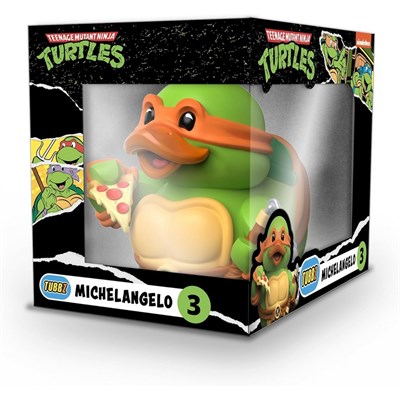 TMNT Boxed Michelangelo Lisanslı Cosplay Ördek Collectible Figür