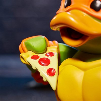 TMNT Boxed Michelangelo Lisanslı Cosplay Ördek Collectible Figür