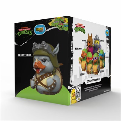 TMNT Rocksteady Boxed Lisanslı Cosplay Ördek Collectible Figür