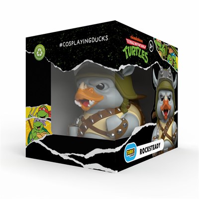 TMNT Rocksteady Boxed Lisanslı Cosplay Ördek Collectible Figür