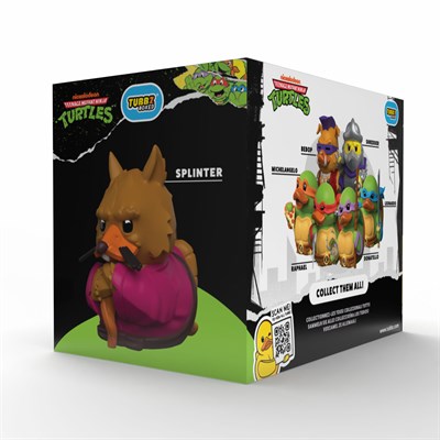 TMNT Splinter Boxed Lisanslı Cosplay Ördek Collectible Figür