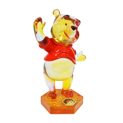 Winnie The Pooh 1000 Limitli Şeffaf Gökkuşağı Figür Biblo