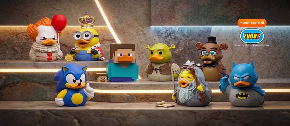 Lisanslı Tubbz Cosplay Ördek Figürler