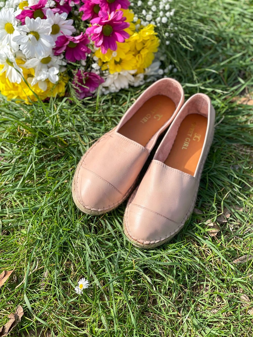 Casey Deri Espadril Model Pudra