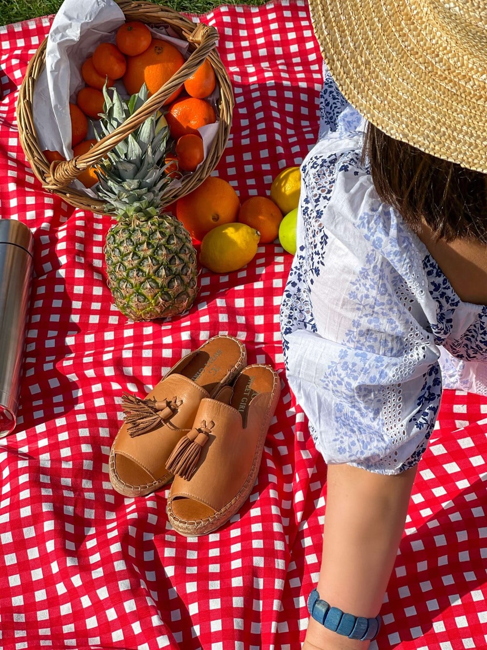 Gigi Model Espadril Terlik Taba