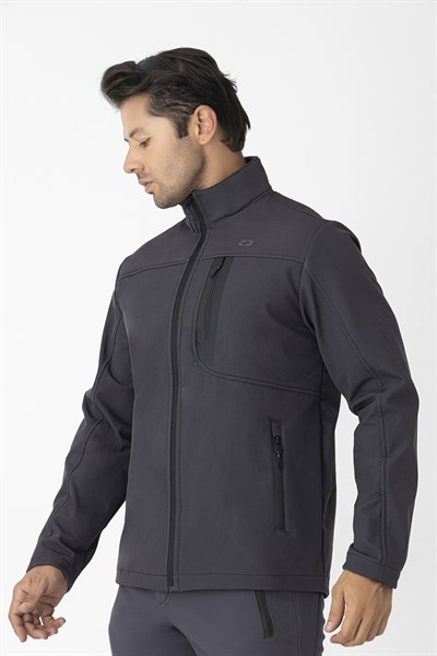 CROZWİSE ERKEK SOFTSHELL MONT ANTRASİT