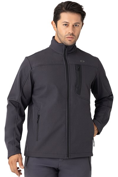 CROZWİSE ERKEK SOFTSHELL MONT ANTRASİT