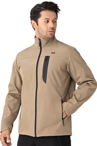 CROZWİSE ERKEK SOFTSHELL MONT BEJ