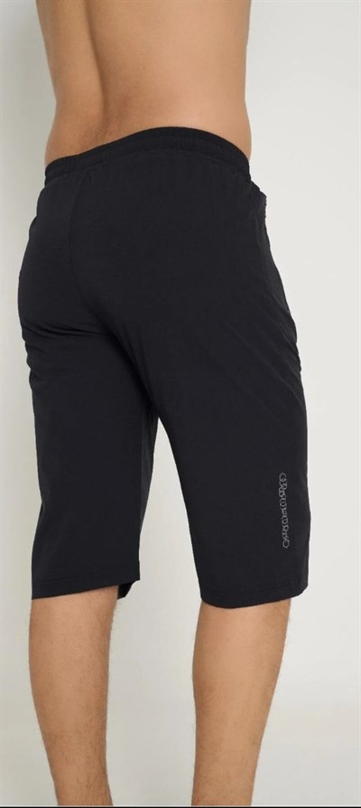 CROZWİSE SPOR LYCRA ERKEK KAPRİ SİYAH