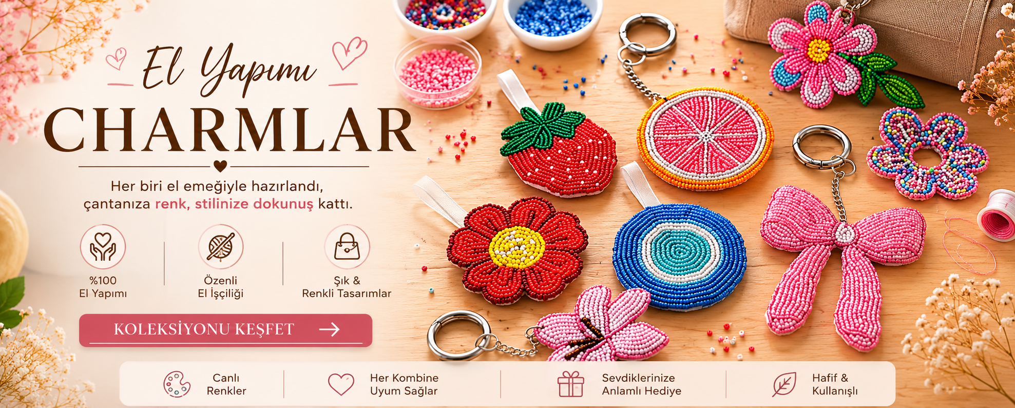 El Yapımı Charmlar - Kumru Studio yeni sezon