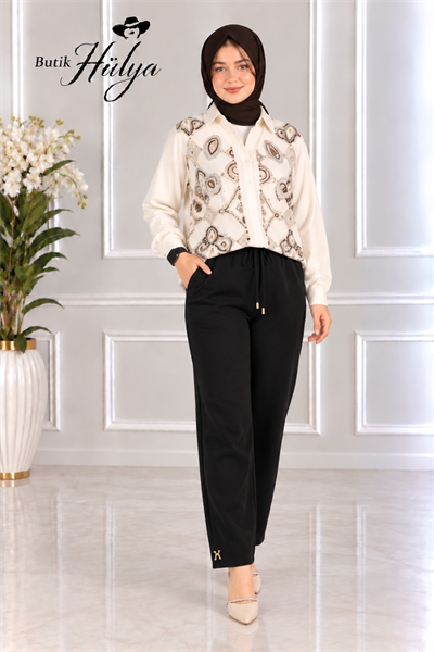 28111 Benetton Cansu Pantolon Siyah