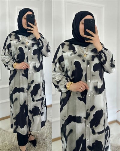 Ebruli Tunik Gri  32117