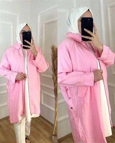 Renkli giy-çık kap pembe 30101