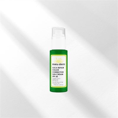 Maruderm SPF 50 Cica Cilt Tonu Eşitleyici Güneş Kremi 50 ml