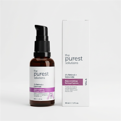 The Purest Solutions Kırışıklık Karşıtı, Onarıcı Retinol (a Vitamini) Gece Serumu 30 ml (1% Retinol + Ceramide