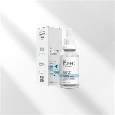 The Purest Solutions, Yoğun Nemlendirme ve Dolgunlaştırıcı etkili, Yenileyici Cilt Bakım Serumu 30 ml (Hyaluronic Acid%2 + B5)