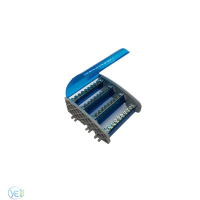 ÇETSAN 4 Kutup 10X15 Kesit 250A Dağıtıcı Ünite Alçak Model Ayak Geçmeli 2+20 Delikli