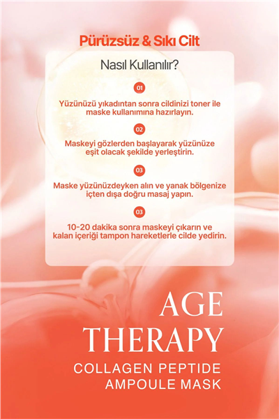 Elensilia Age Therapy Collagen Peptide Ampoule  Mask