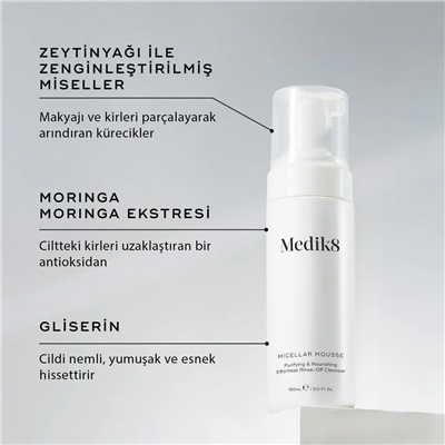 Medik8 Micellar Mousse 150Ml P08766