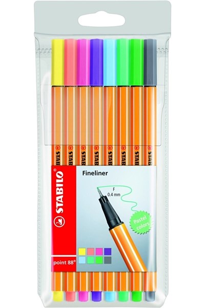 Point 88 Pastel Renkler 8'li Set N:888-01 /