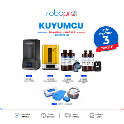 Dayanıklı + Hassas Reçineler