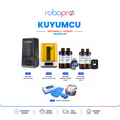 Dayanıklı + Hassas Reçineler