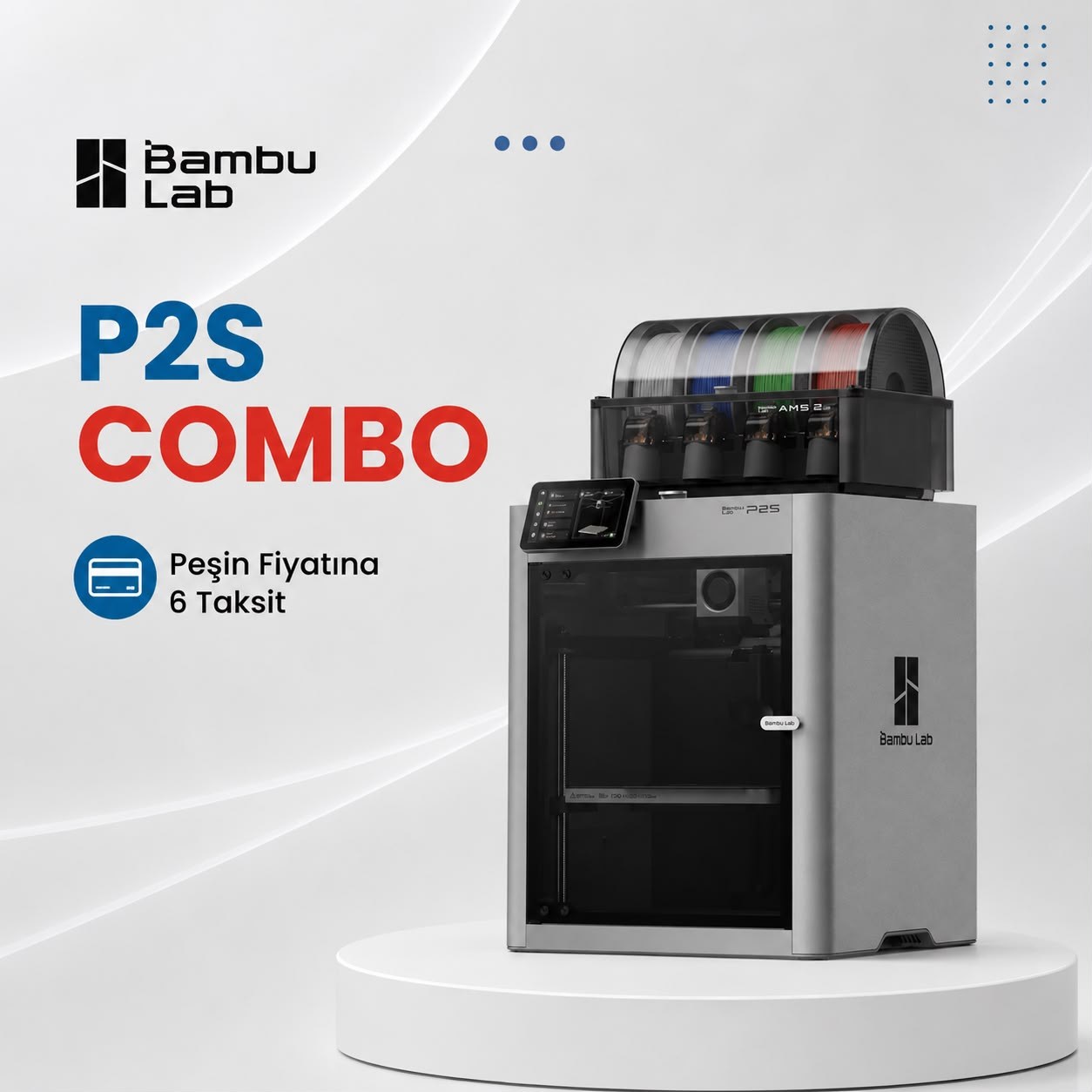 Bambu Lab P2S Combo 3D Yazıcı